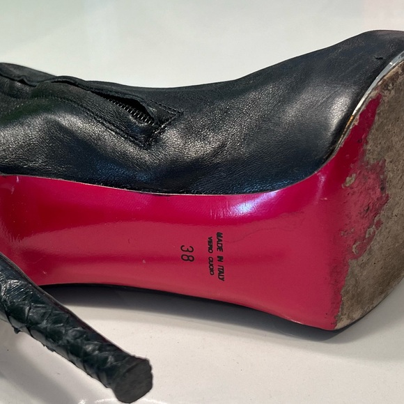 Massimo Dogama. Absolutely stunning boots! Extra high heel. Silver toe. - Picture 6 of 7